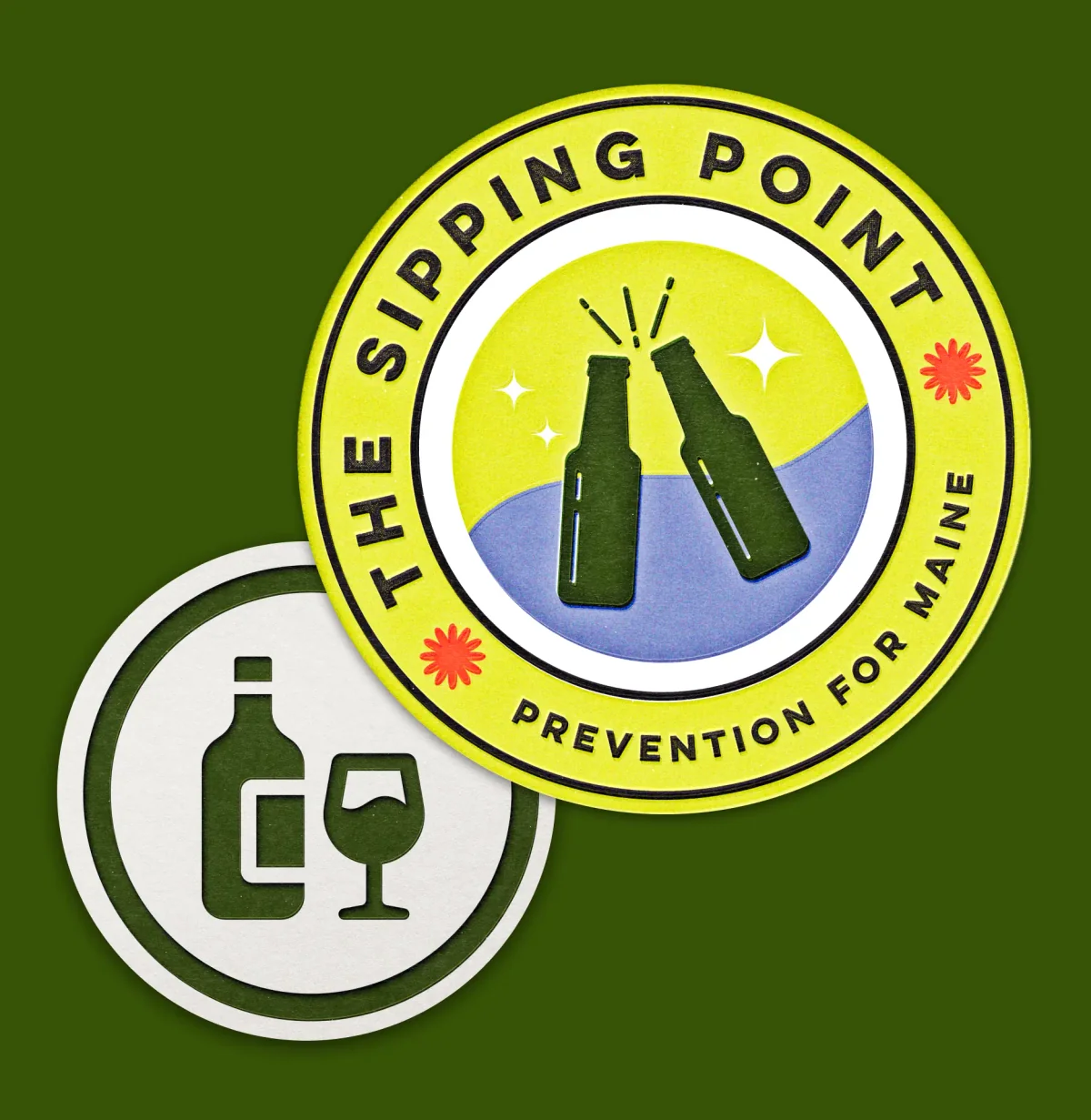 Campaign advertisement featuring alcohol moderation message